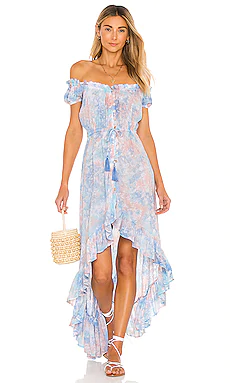 МАКСИ ПЛАТЬЕ RIVIERA Tiare Hawaii $108 