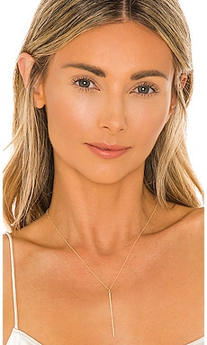 ОЖЕРЕЛЬЕ GOLD BAR Zoe Lev $320 